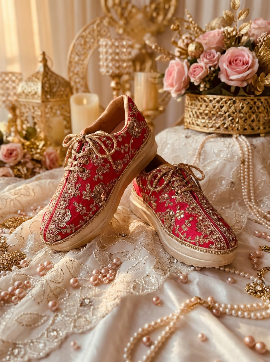 Firefly_Gemini Flash_Create image for my website with a elegant wedding background with gold pink peral 677764