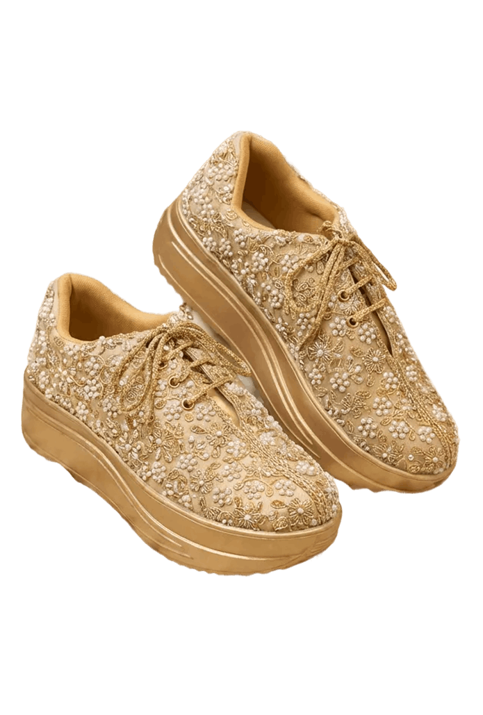 Firefly_Gemini Flash_create a bright image for my website with cream gold lenenga with peral work and gold 859040 1 (1)