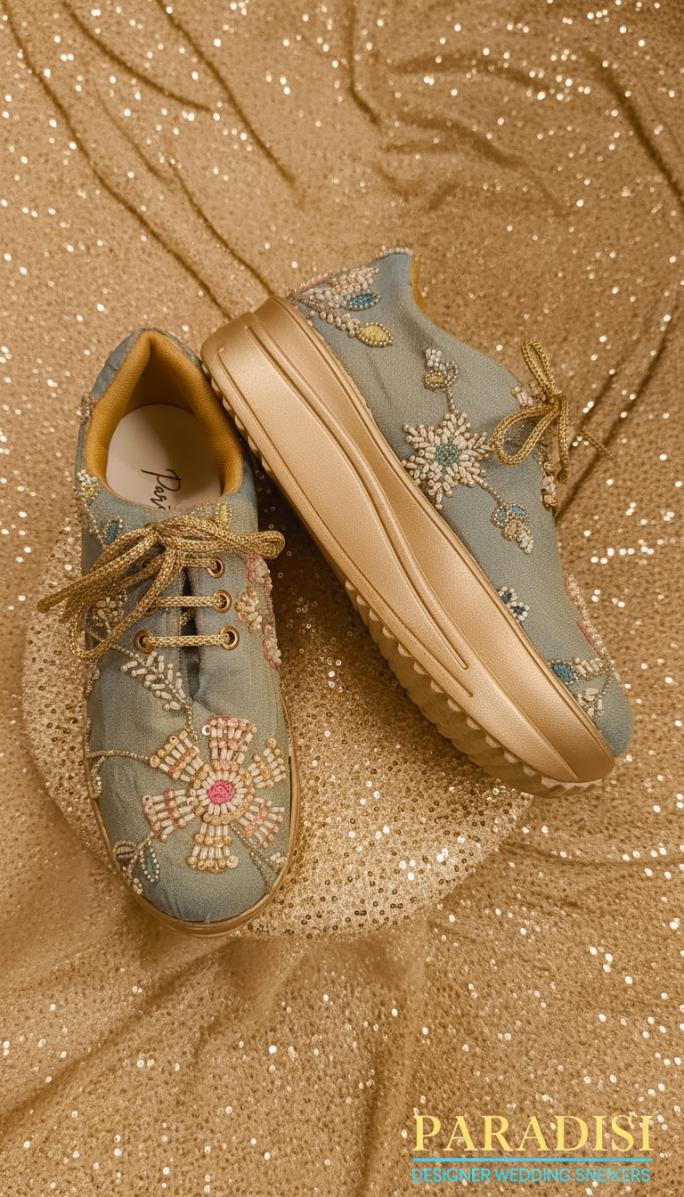 Firefly_Gemini Flash_create image for my website pardesi designer wedding sneakers for the reference image 395510