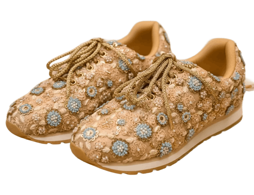 Firefly_Gemini Flash_create images for my website pardesi designer wedding shoe with and elegant backgroun 269727