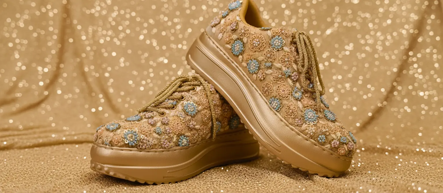 Firefly_Gemini Flash_create images for my website pardesi designer wedding shoe with and elegant backgroun 428384