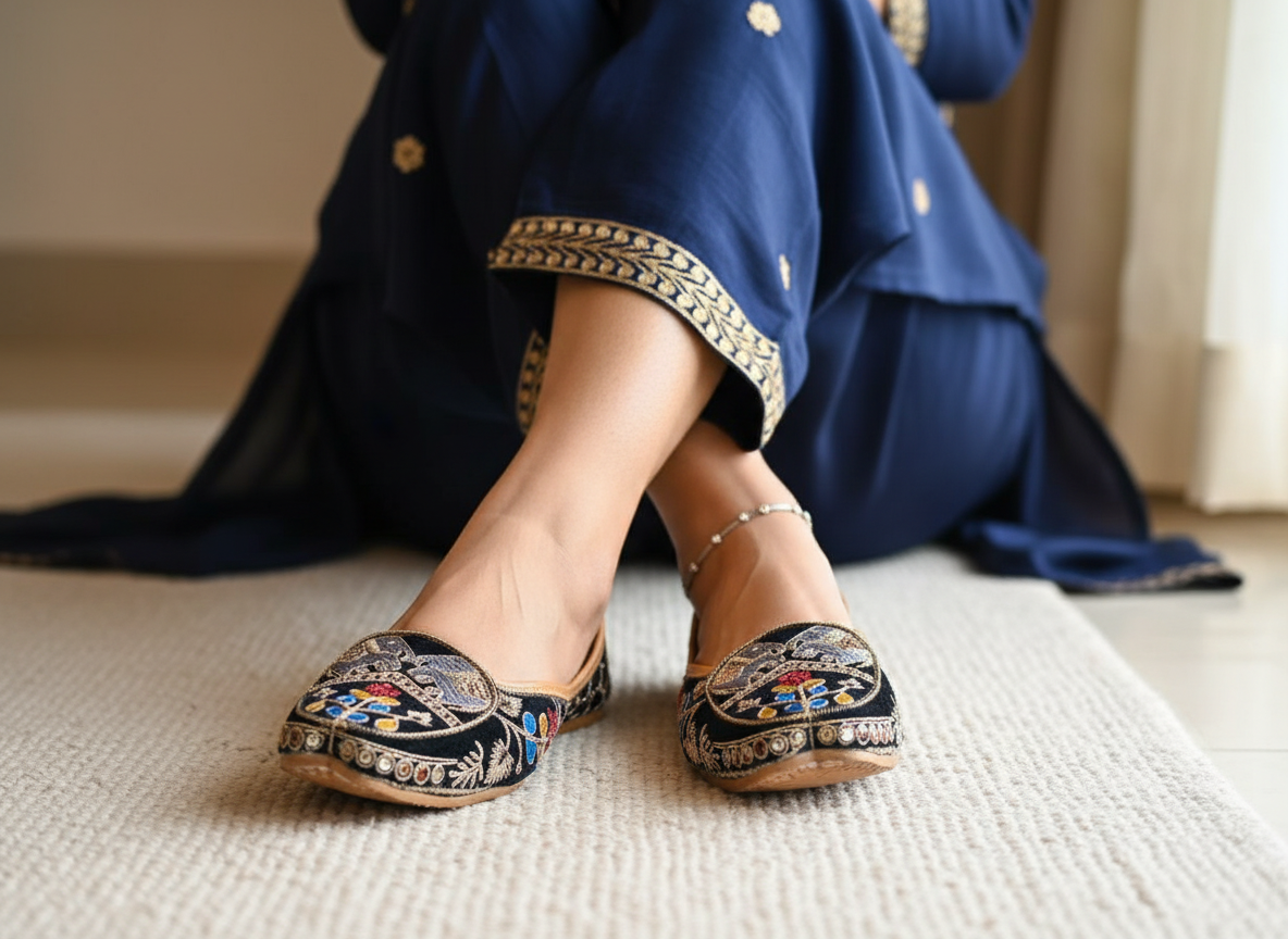 Firefly_GeminiFlash_Create an image in which the female model is wearing indian kurta paijama and wearin 895639