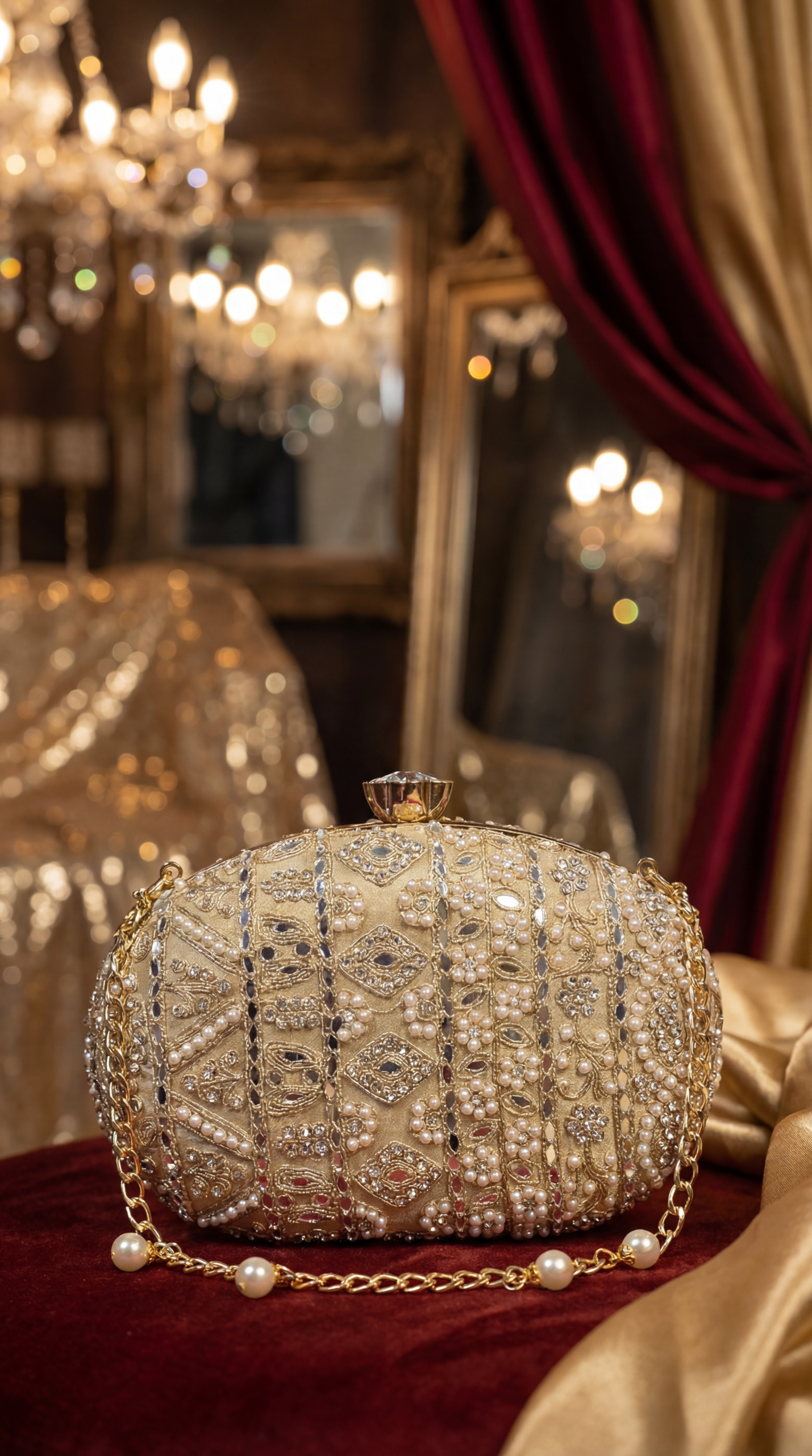 Firefly_Gemini Flash_Create an image for my website for the reference image, add a glamourous background 169078