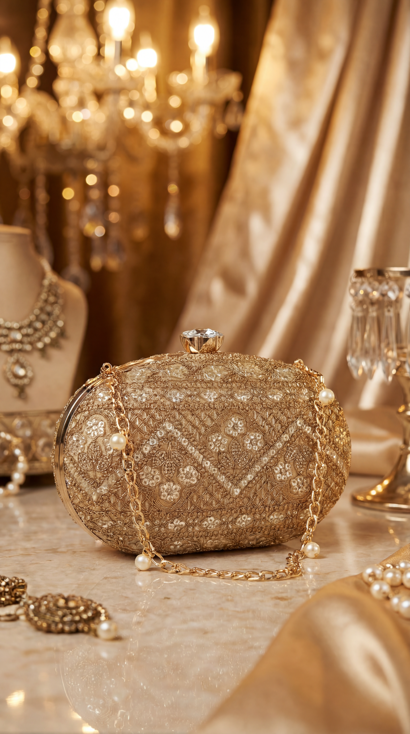 Firefly_Gemini Flash_Create an image for my website for the reference image, add a glamourous background 169078